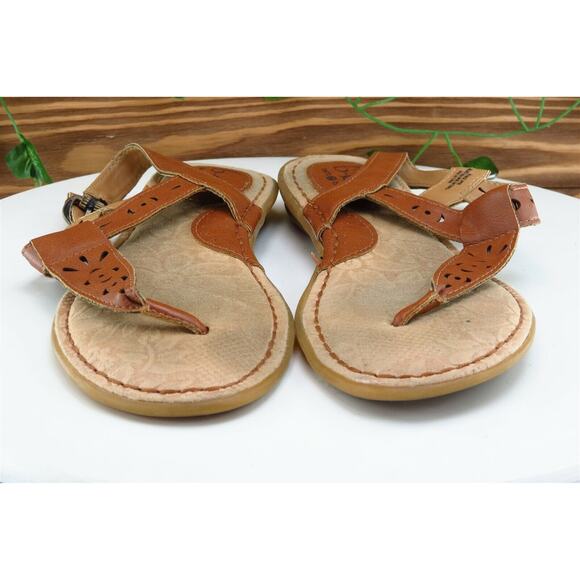 Born concept Sz 6 M Brown Slingback‎ Synthetic Women Sandals - Picture 2 of 7